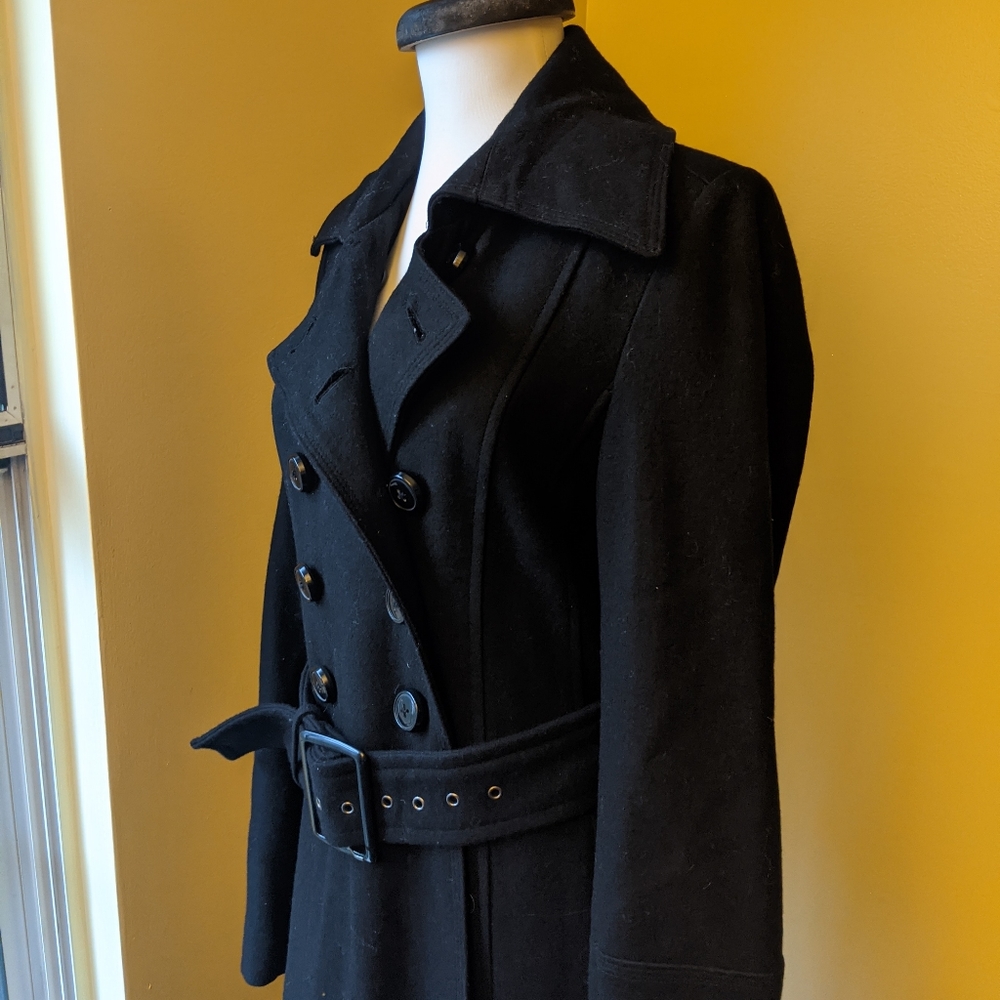 Dale Dressin Full Length Wool Blend Coat